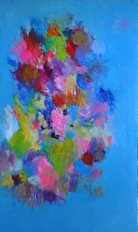 Purament Impurs II. Oil on canvas (146 x 89) cm.