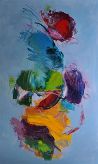 Purament Impurs III. Oil on canvas (146 x 89) cm.