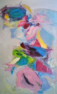 Purament Impurs IV. Oil on canvas (146 x 89) cm.