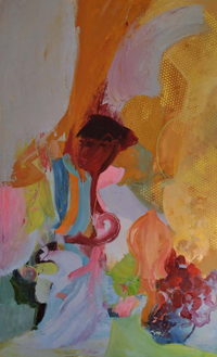 Agapes. Oil on canvas  (146 x 89) cm.