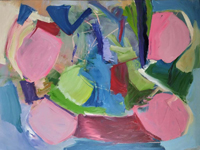 Scheibe I. Oil on canvas  (97 x 130) cm.