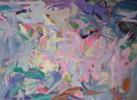 Threads I. Oil on canvas  (97 x 130) cm.