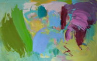 Underneath I. Oil on canvas  (89 x 146) cm.