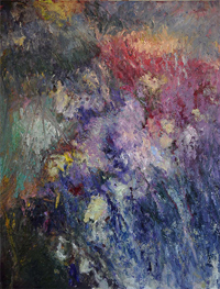 Ressonancies II. Oil on canvas (146 x 114) cm.