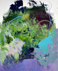 Ressonancies IV. Oil on canvas (92 x 73) cm.