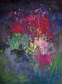 Ressonancies V. Oil on canvas (130 x 97) cm.