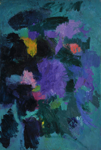 Ressonancies VI. Oil on canvas (130 x 97) cm.