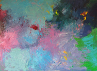 Ressonancies VII. Oil on canvas (97 x 130) cm.